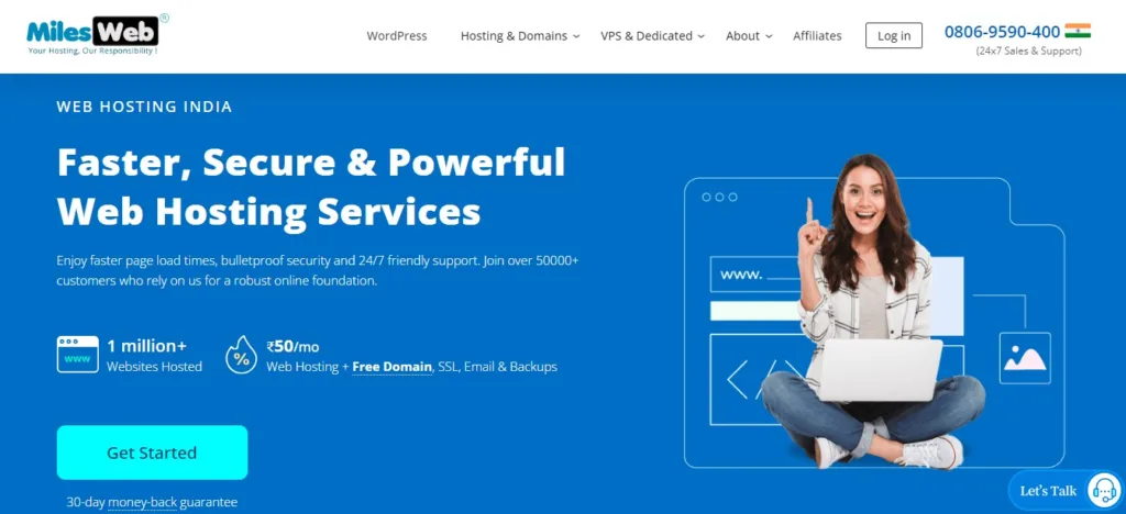 MilesWeb - Best Hosting Providers in India 2023