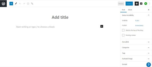 add content in wordpress