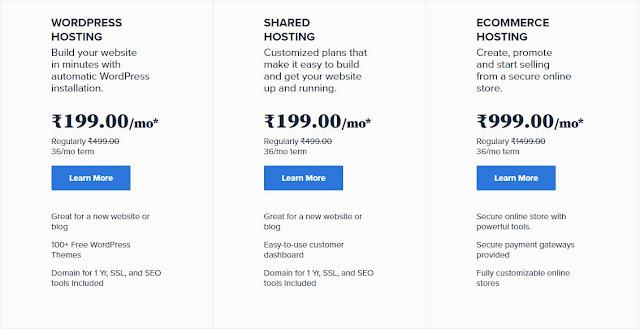 Bluehost plans -Best Web Hostings in India 2022