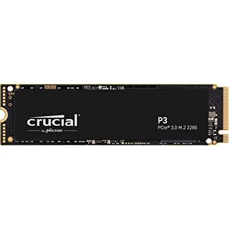 Crucial P3 1TB PCIe 3.0 3D NAND NVMe M.2 SSD - Best Custom Gaming PC Build under 80000