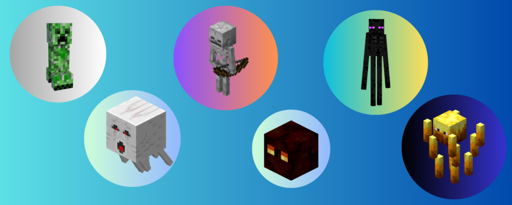 enemy mobs in Minecraft