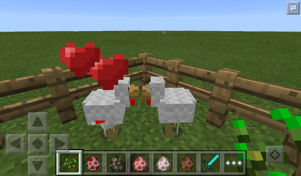 breeding in minecraft