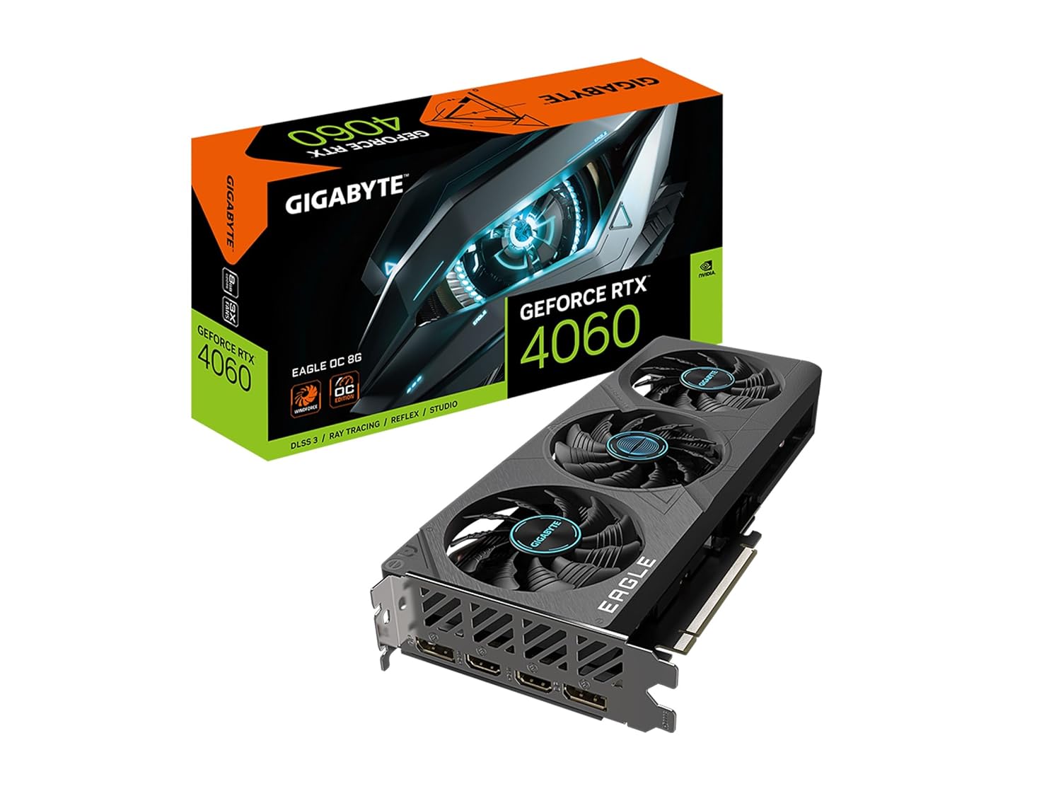 GIGABYTE Geforce RTX 4060 Eagle Oc 8G Graphics Card,