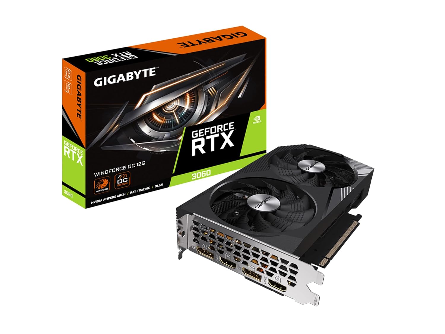 IGABYTE NVIDIA GeForce RTX 3060 WINDFORCE OC 12GB GDD